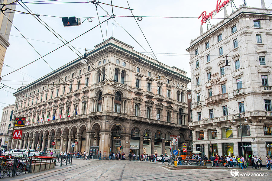 Mediolan. Gdzieś w mieście. - foto: wnieznane.pl