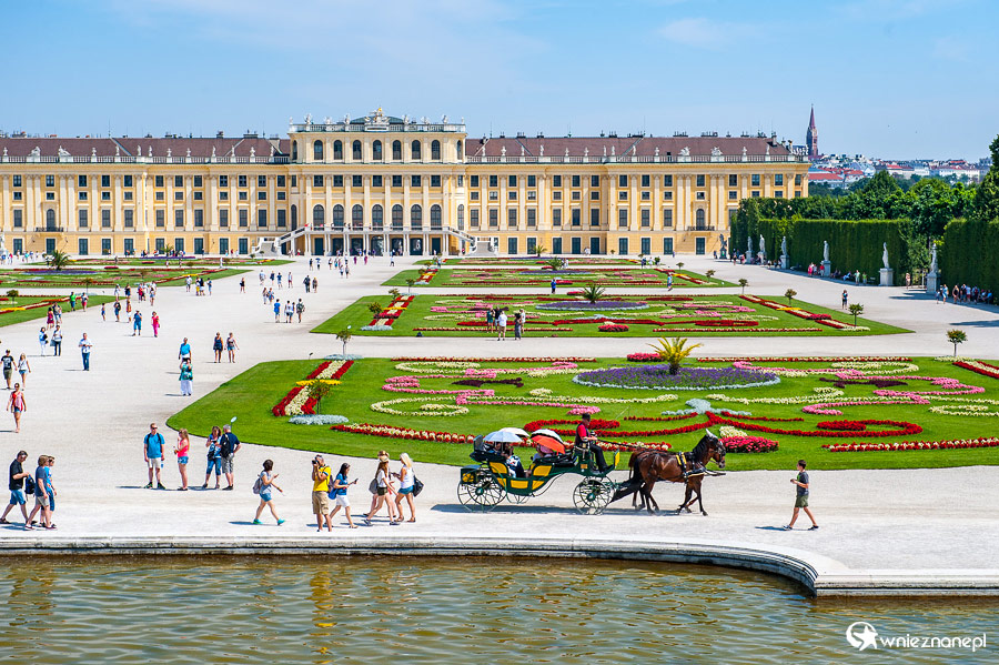Wiedeń. Ogrody pałacowe Schonbrunn. - foto: wnieznane.pl Wiedeń. Ogrody pałacowe Schonbrunn. - foto: wnieznane.pl