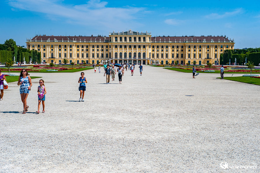 Wiedeń. Wspaniały pałac Schonbrunn. - foto: wnieznane.pl