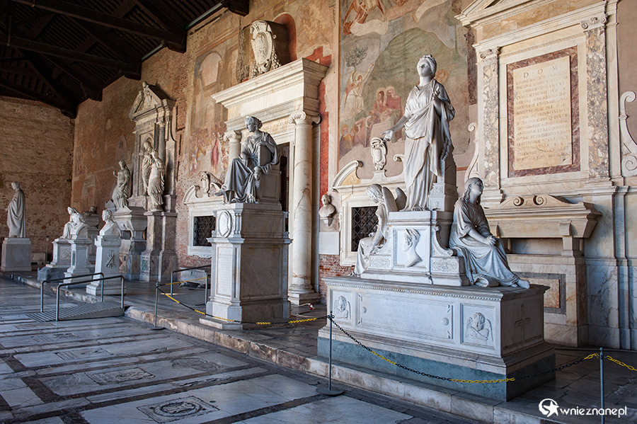 Piza. Na terenie cmentarza Camposanto. - foto: wnieznane.pl