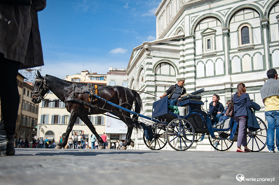 Florencja. Na Piazza del Duomo. - foto: wnieznane.pl