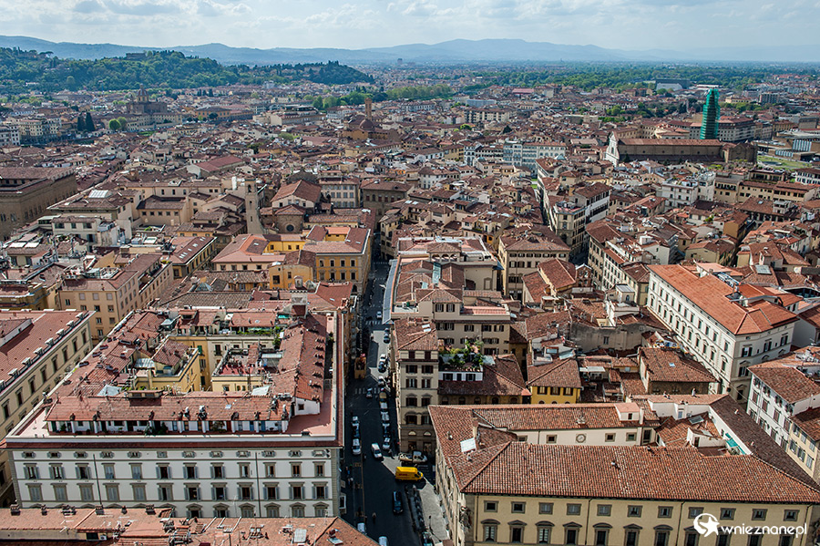 Florencja. Widok na Florencję z Campanile di Giotto. - foto: wnieznane.pl Florencja. Widok na Florencję z Campanile di Giotto. - foto: wnieznane.pl