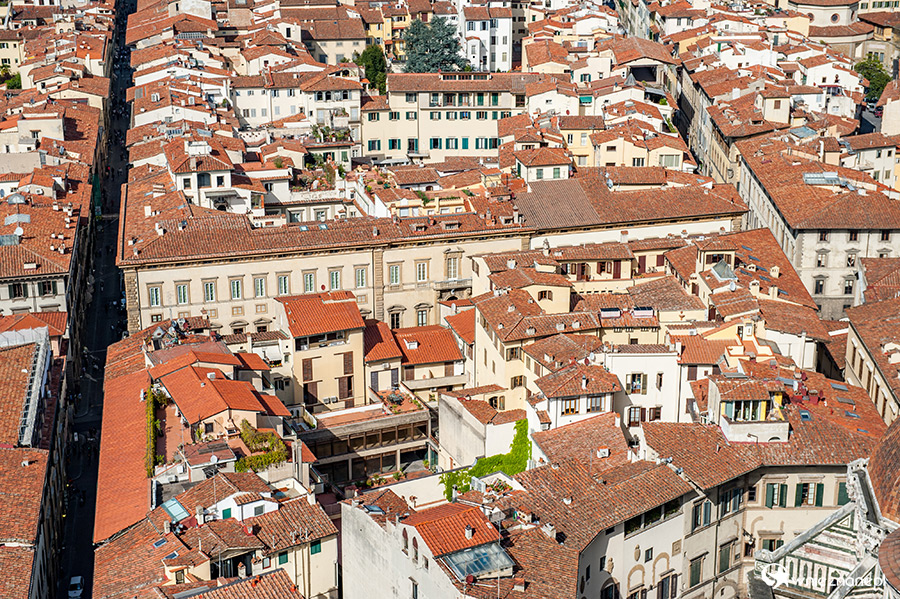 Florencja. Widok na Florencję z Campanile di Giotto. - foto: wnieznane.pl