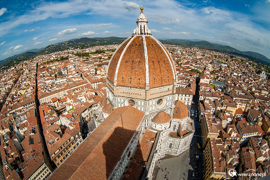 Florencja. Widok na Florencję z Campanile di Giotto. - foto: wnieznane.pl
