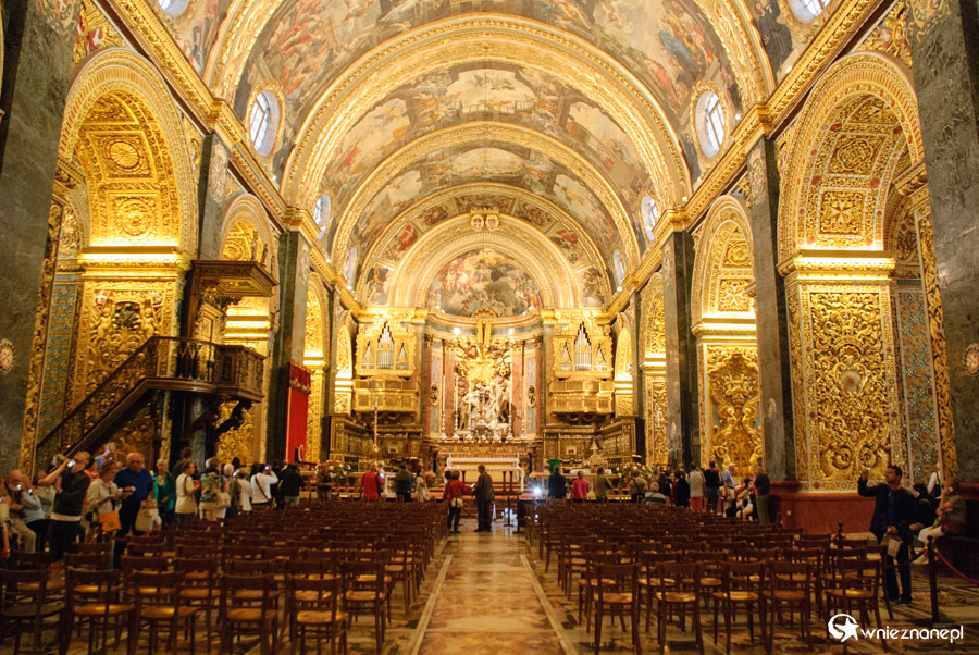 Malta. Valletta. Katedra św. Jana. - foto: wnieznane.pl