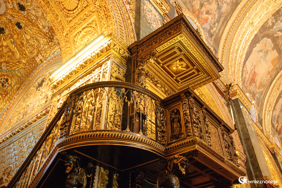 Malta. Valletta. Katedra św. Jana. - foto: wnieznane.pl