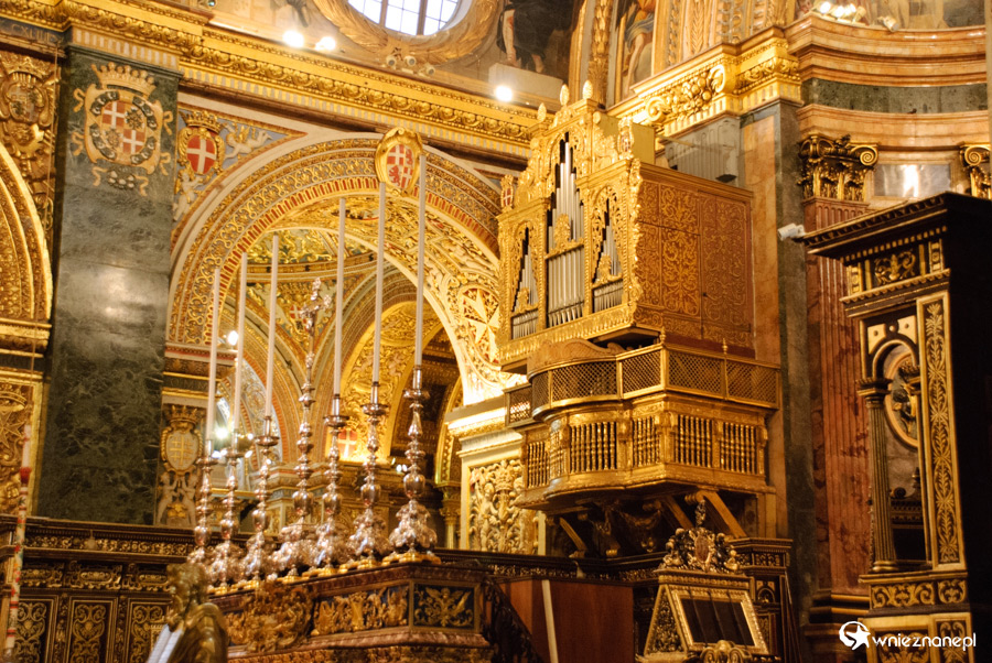 Malta. Valletta. Katedra św. Jana. - foto: wnieznane.pl