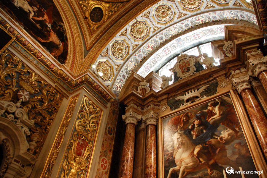 Malta. Valletta. Katedra św. Jana. - foto: wnieznane.pl