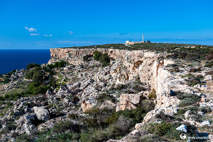 Malta. Klif Triq Tad-Dahar niedaleko miejscowości Mellieha. - foto: wnieznane.pl Malta. Klif Triq Tad-Dahar niedaleko miejscowości Mellieha. - foto: wnieznane.pl