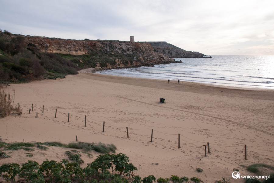 Malta. Golden Bay. - foto: wnieznane.pl
