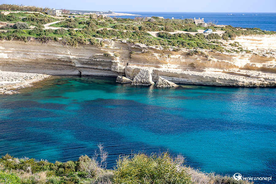 Malta. Klify w okolicy fortu Delimara. - foto: wnieznane.pl