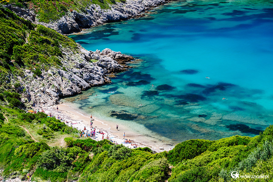 Korfu. Plaże Porto Timoni niedaleko Afionas. - foto: wnieznane.pl