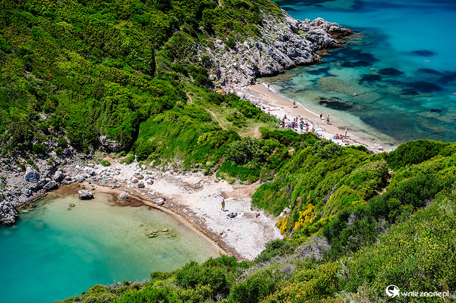 Korfu. Plaże Porto Timoni niedaleko Afionas. - foto: wnieznane.pl