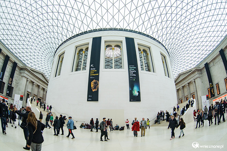 Londyn. W British Museum (Muzeum Brytyjskim). - foto: wnieznane.pl