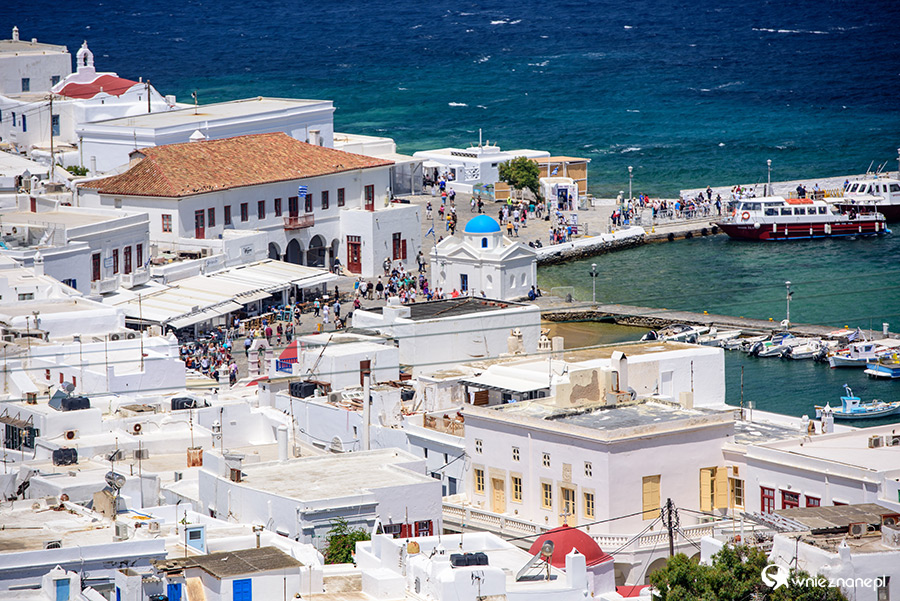 Mykonos. Stary port w stolicy wyspy. - foto: wnieznane.pl