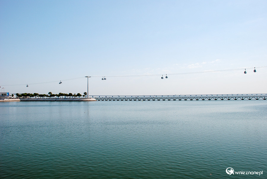 Lizbona. Kolejka linowa (Teleférico). - foto: wnieznane.pl Lizbona. Kolejka linowa (Teleférico). - foto: wnieznane.pl