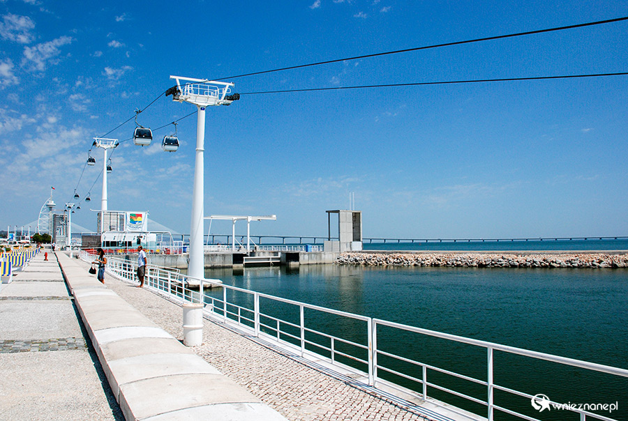 Lizbona. Kolejka linowa (Teleférico). - foto: wnieznane.pl