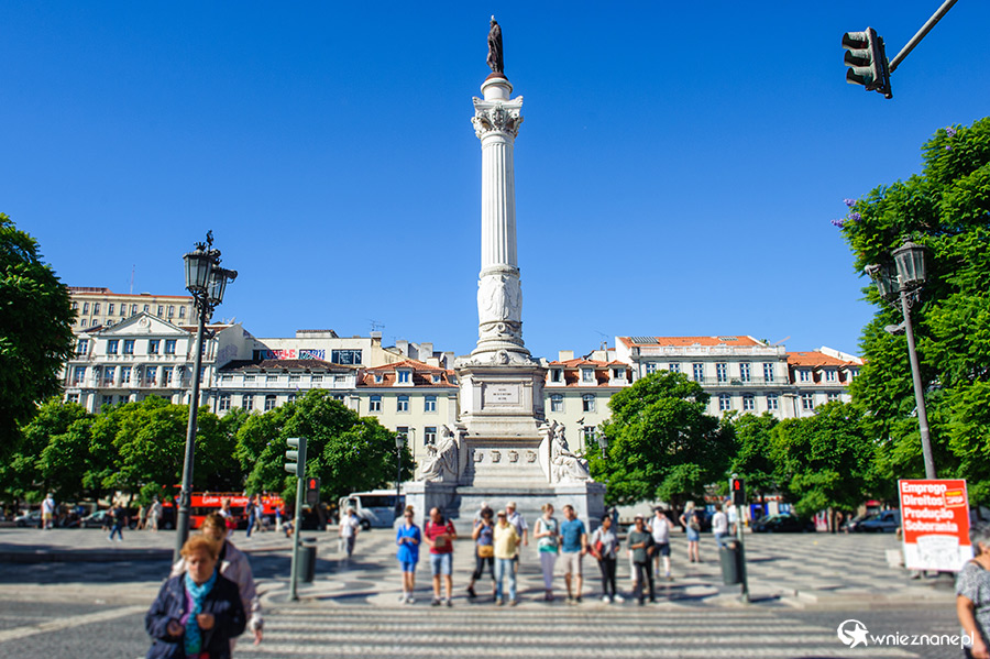 Lizbona. Praça Dom Pedro IV (Rossio). - foto: wnieznane.pl Lizbona. Praça Dom Pedro IV (Rossio). - foto: wnieznane.pl
