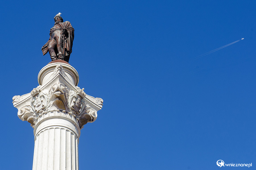 Lizbona. Praça Dom Pedro IV (Rossio). - foto: wnieznane.pl