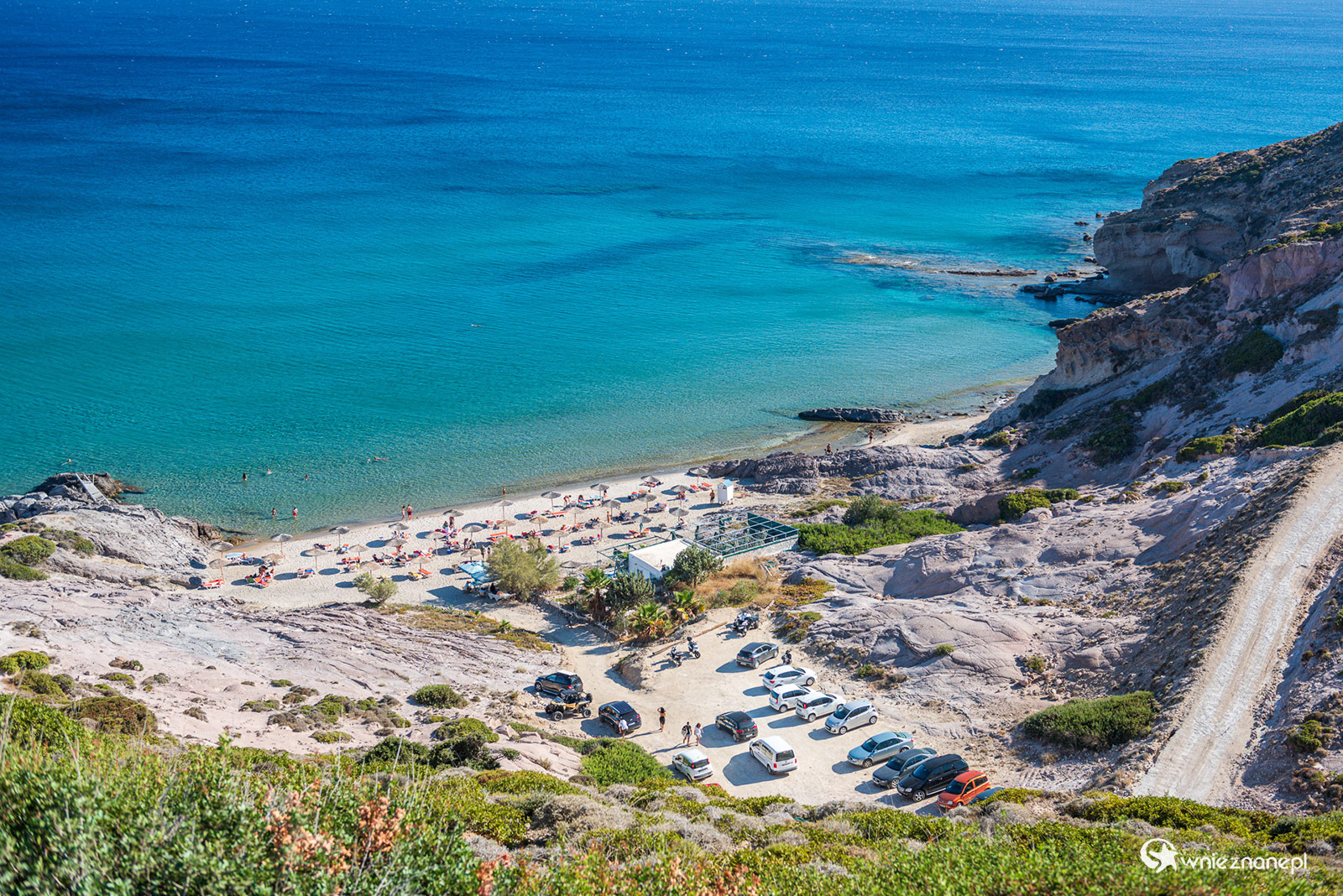 Kos. Plaża Camel Beach na południu wyspy. - foto: wnieznane.pl