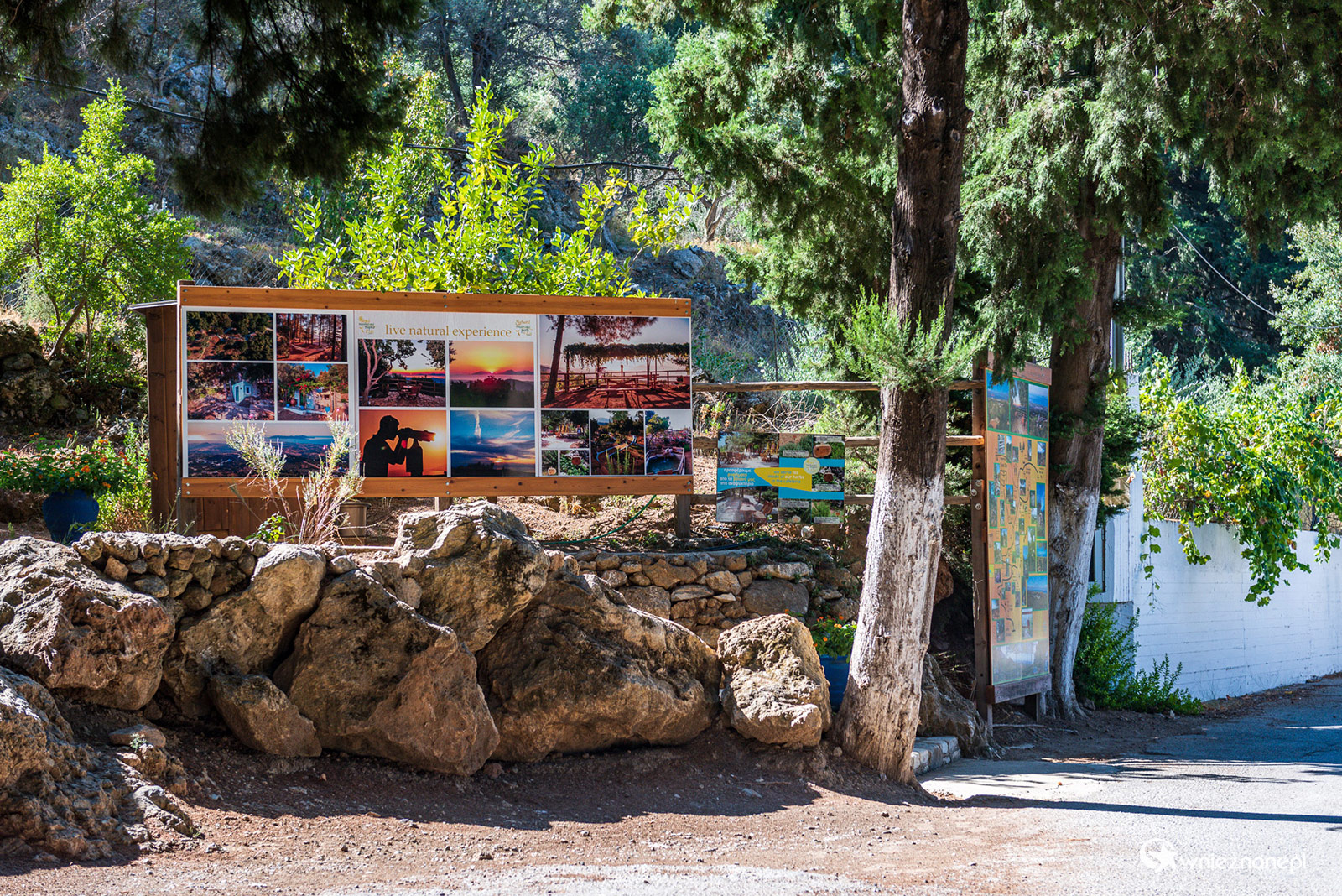 Kos. Wejście do Zia Natural Park. - foto: wnieznane.pl