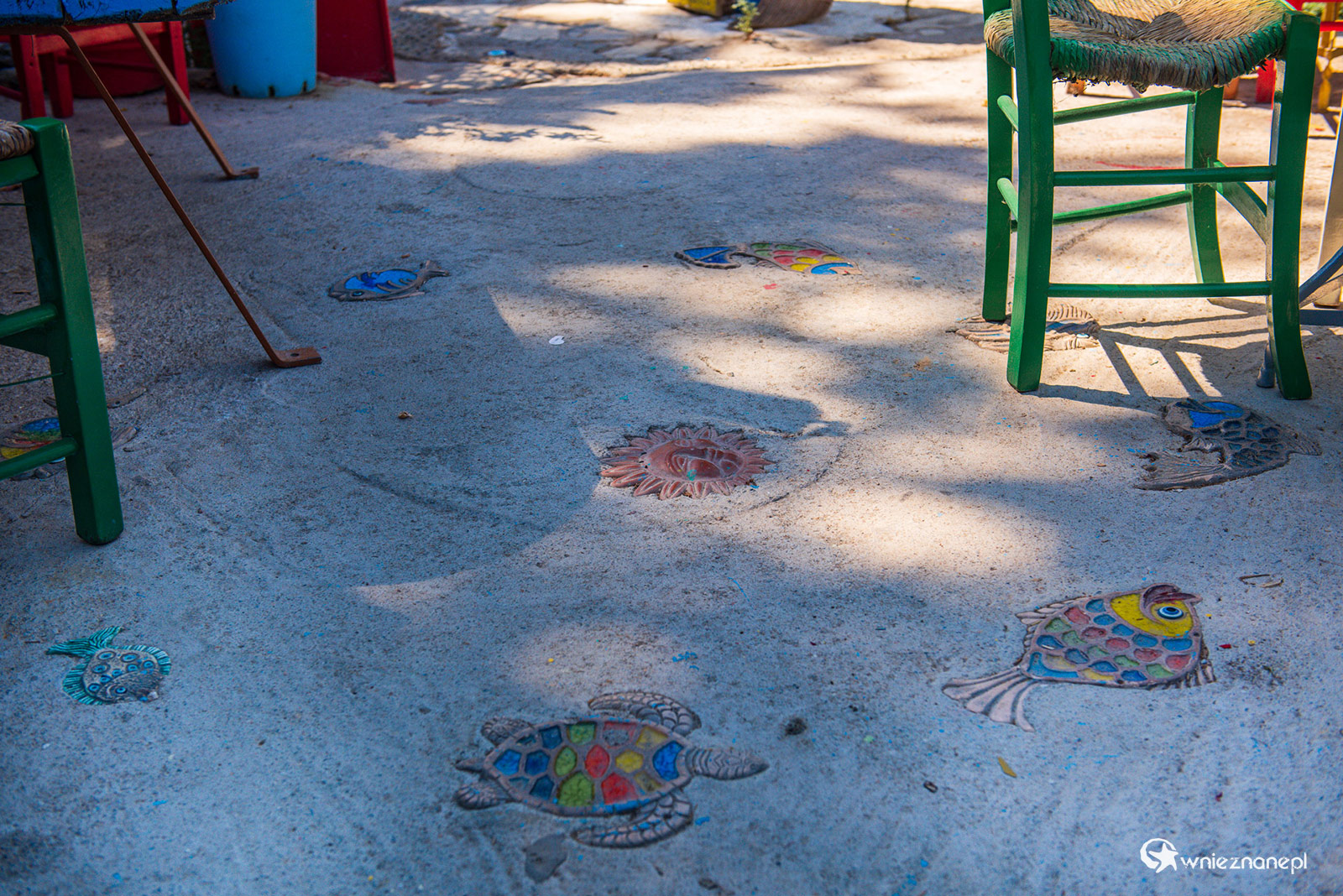 Kos. Wspaniałe dekoracje kawiarni Watermill of Zia. - foto: wnieznane.pl Kos. Wspaniałe dekoracje kawiarni Watermill of Zia. - foto: wnieznane.pl