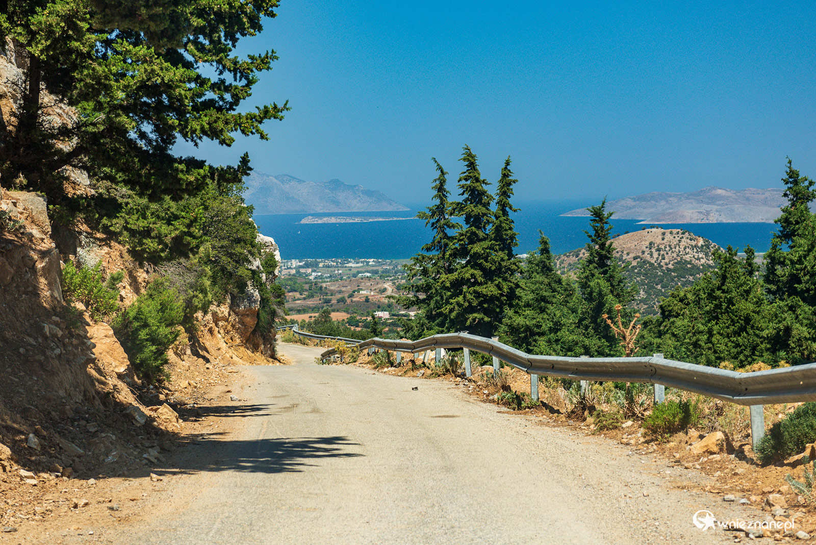 Kos. Droga do ruin zamku Pyli. - foto: wnieznane.pl