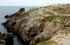 Bretania. Imponujące klifowe wybrzeże Oceanu Atlantyckiego - Cote sauvage de Quiberon. - foto: wnieznane.pl