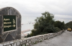 Gibraltar. Droga prowadząca do miejsca, w którym gromadzą się małpy. - foto: wnieznane.pl