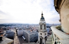 Budapeszt. Panorama miasta z kopuły Bazyliki św. Stefana. - foto: wnieznane.pl