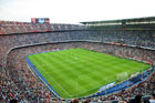 Barcelona. Camp Nou tuż przed rozpoczęciem meczu FC Barcelona - RCD Mallorca. - foto: wnieznane.pl
