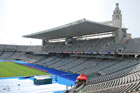 Barcelona. Trybuna główna stadionu olimpijskiego. - foto: wnieznane.pl