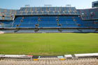 Walencja. Widok na murawę z poziomu trybuny VIP na Estadio Mestalla. - foto: wnieznane.pl