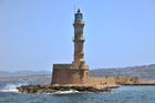 Wyspa Kreta. Zabytkowa wenecka latarnia morska w Chanii. - foto: wnieznane.pl Wyspa Kreta. Zabytkowa wenecka latarnia morska w Chanii. - foto: wnieznane.pl