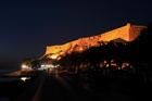 Wyspa Kreta. Rethymnon nocą. Oświetlona Fortezza. - foto: wnieznane.pl