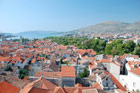 Chorwacja. Widok na historyczną część Trogiru z dzwonnicy katedry św. Wawrzyńca. - foto: wnieznane.pl