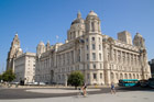 Liverpool. "Trzy Gracje" - Cunard, Royal Liver i Port of Liverpool. - foto: wnieznane.pl