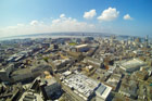 Liverpool. Widok z wieży widokowej St John's Beacon na miasto.  - foto: wnieznane.pl