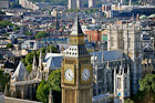 Londyn. Big Ben i Opactwo Westminsterskie widziane z London Eye.  - foto: wnieznane.pl