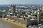 Londyn. Parlament i Big Ben widziane z London Eye.  - foto: wnieznane.pl