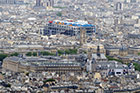 Paryż. Panorama miasta - w tle charakterystyczny budynek Centre Georges Pompidou. - foto: wnieznane.pl