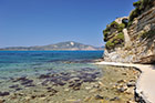 Zakynthos. Wejście na wysepkę Agios Sostis. - foto: wnieznane.pl