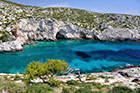 Zakynthos. Fantastyczna woda w Porto Limnionas. - foto: wnieznane.pl