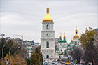 Kijów. Widok na Sobór Mądrości Bożej. - foto: wnieznane.pl