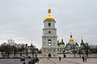 Kijów. Widok na plac obok Soboru Mądrości Bożej. - foto: wnieznane.pl