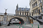 Gandawa (Gent). Widok na Sint Michielsbrug (Most św. Michała). - foto: wnieznane.pl