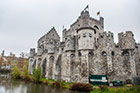 Gandawa (Gent). Zamek Gravensteen. - foto: wnieznane.pl