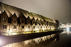 Gandawa (Gent) nocą. Vleeshuis, czyli dawny targ mięsny. - foto: wnieznane.pl