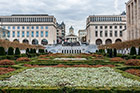Bruksela. Ogrody na wzgórzu Mont des Arts. - foto: wnieznane.pl