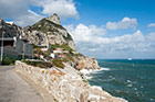 Gibraltar. Widok z Europa Point na Morze Śródziemne i Upper Rock. - foto: wnieznane.pl